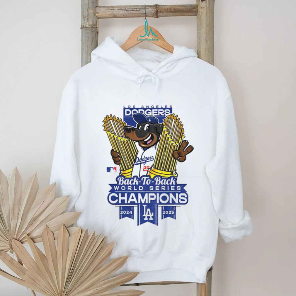 Los Angeles Dodgers world champions trophies back to back 2024 2025 shirt. Los Angeles Dodgers world champions trophies back to back 2024 2025 shirt.