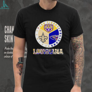 Louisiana sports teams logo LSU Tigers Saints and Pelicans shirt