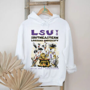 Lsu Tigers vs Southeastern Louisiana Lions Football 2025 Tiger Stadium Gameday T Shirt