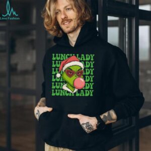 Lunch Lady Era Grinch Christmas T Shirt