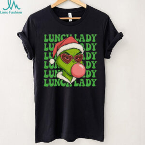 Lunch Lady Era Grinch Christmas T Shirt