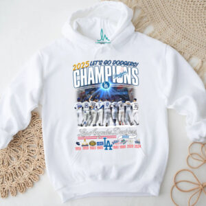 MLB Los Angeles Dodgers Champions 2025 Let’s Go Dodgers T Shirt