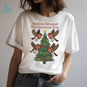 Mark Robins around the Christmas tree shirt Mark Robins around the Christmas tree shirt
