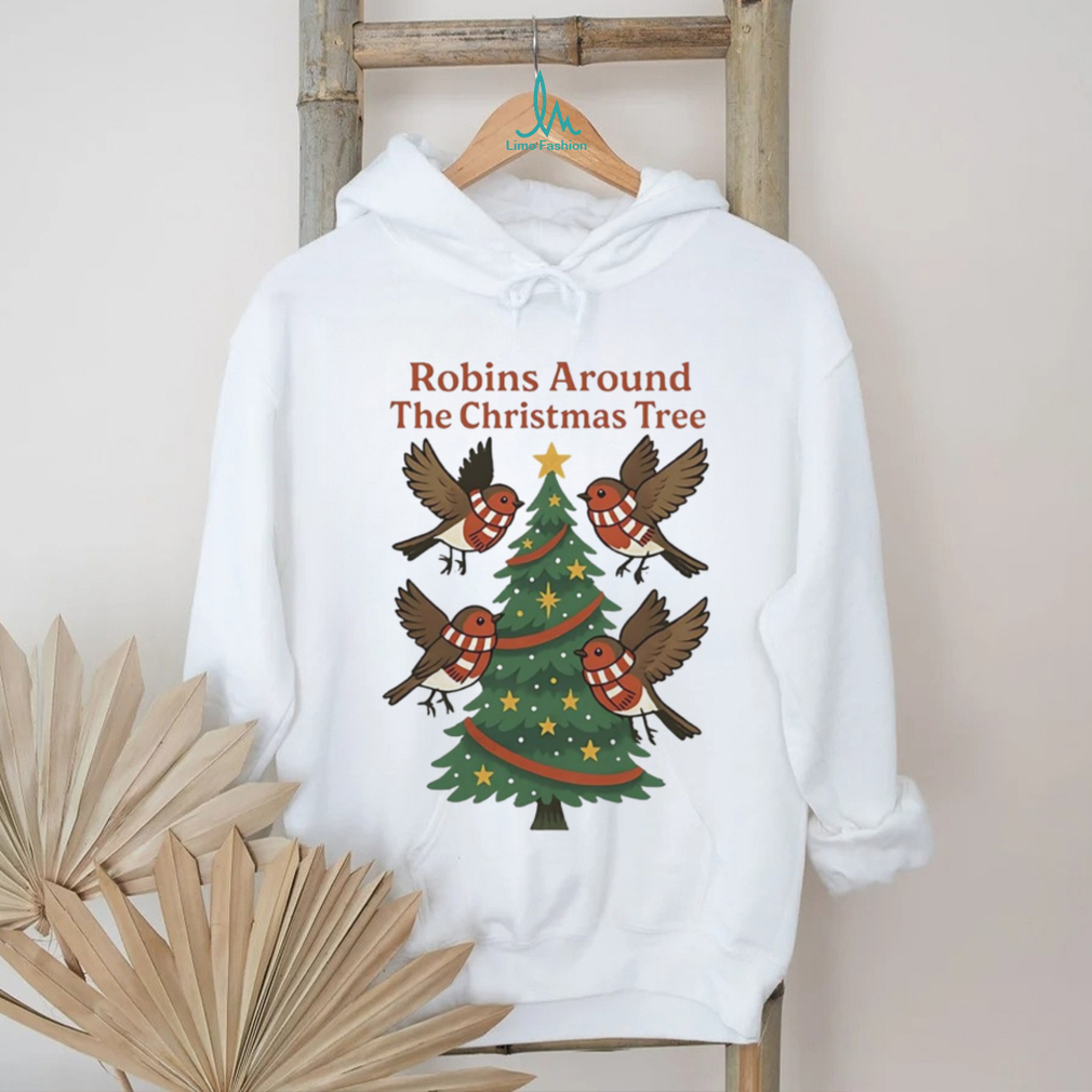 Mark Robins around the Christmas tree shirt Mark Robins around the Christmas tree shirt