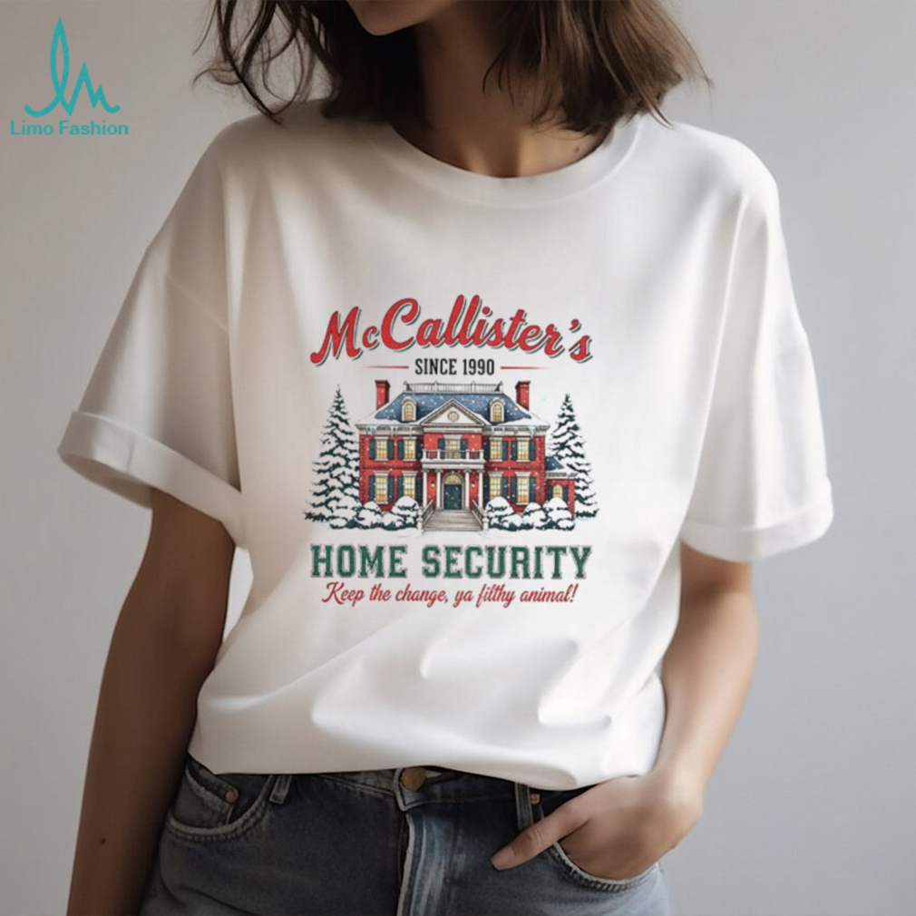 Mcallister’s Home Security keep the change ya filthy animal Christmas shirt Mcallister’s Home Security keep the change ya filthy animal Christmas shirt