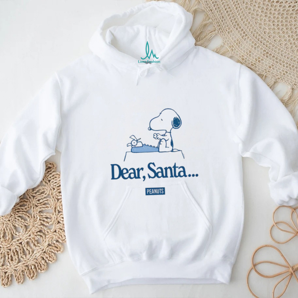 Men’s Peanuts Snoopy Dear Santa Short Sleeve Graphic T Shirt Men’s Peanuts Snoopy Dear Santa Short Sleeve Graphic T Shirt