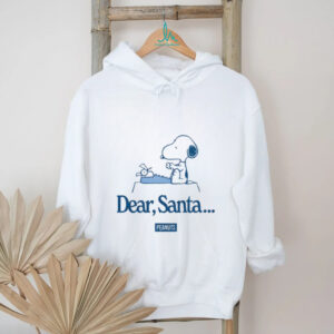 Men's Peanuts Snoopy Dear Santa Short Sleeve Graphic T Shirt