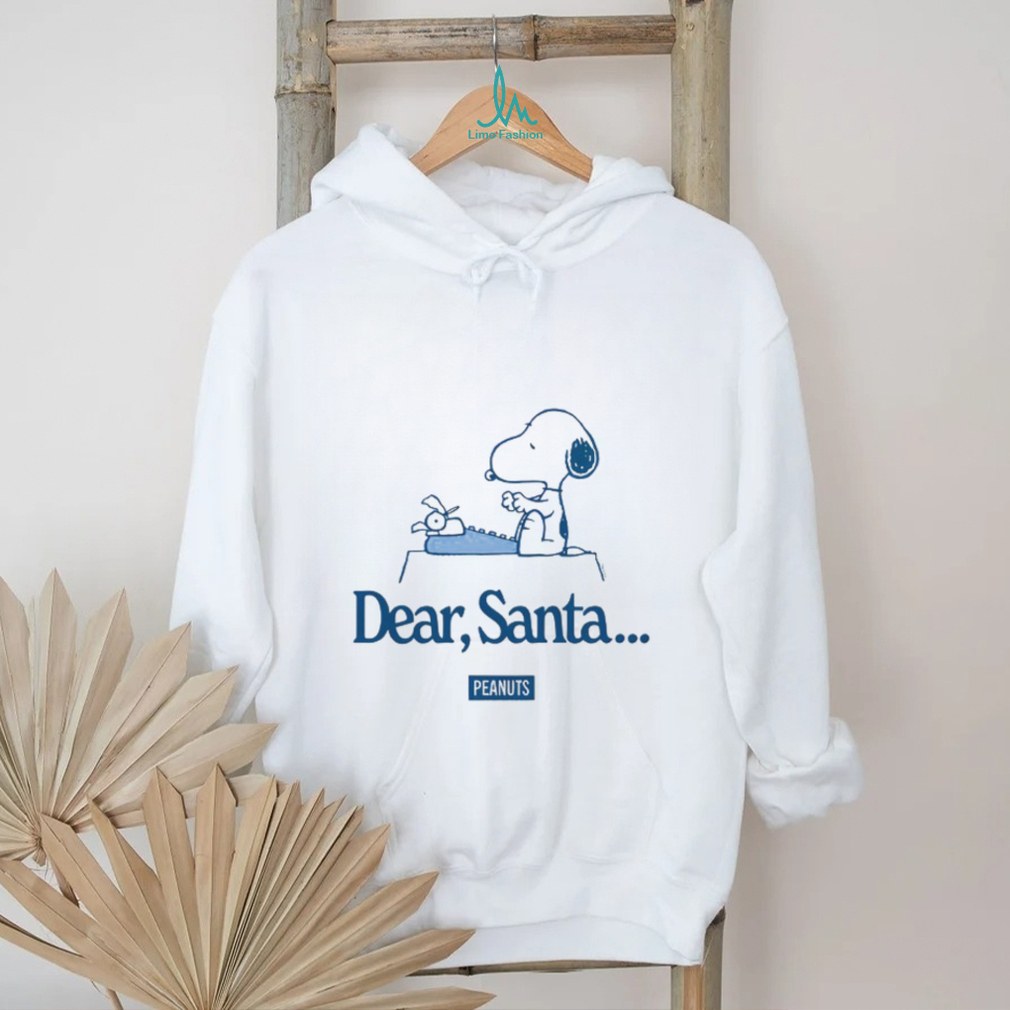 Men’s Peanuts Snoopy Dear Santa Short Sleeve Graphic T Shirt Men’s Peanuts Snoopy Dear Santa Short Sleeve Graphic T Shirt