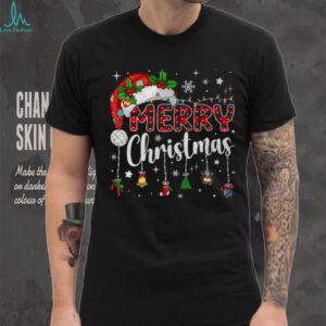Merry Christmas Red Santa Hat Reindeer Xmas Matching Family T Shirt