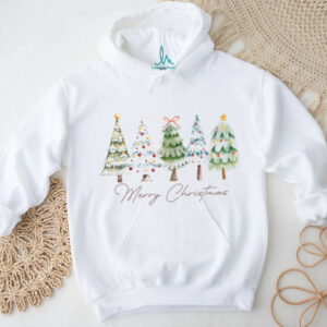 Merry Christmas Shirt, Vintage Xmas Holiday Sweater, Christmas Tree Shirt