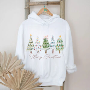 Merry Christmas Shirt, Vintage Xmas Holiday Sweater, Christmas Tree Shirt