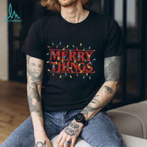 Merry Christmas Things Christmas Stranger Things Holiday shirt