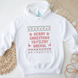 Merry Christmas Ya Filthy Animal Funny Christmas Movie Quote shirt