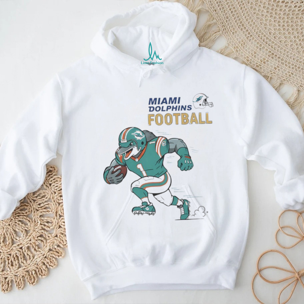 Miami Dolphins Football Aqua Rush mascot shirt Miami Dolphins Football Aqua Rush mascot shirt
