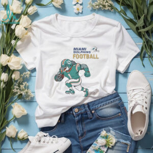 Miami Dolphins Football Aqua Rush mascot shirt
