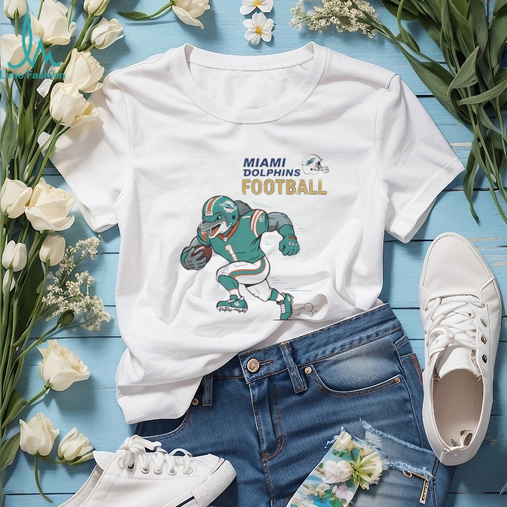 Miami Dolphins Football Aqua Rush mascot shirt Miami Dolphins Football Aqua Rush mascot shirt