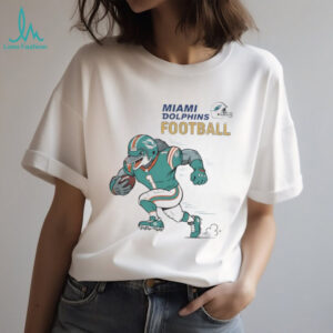 Miami Dolphins Football Aqua Rush mascot shirt