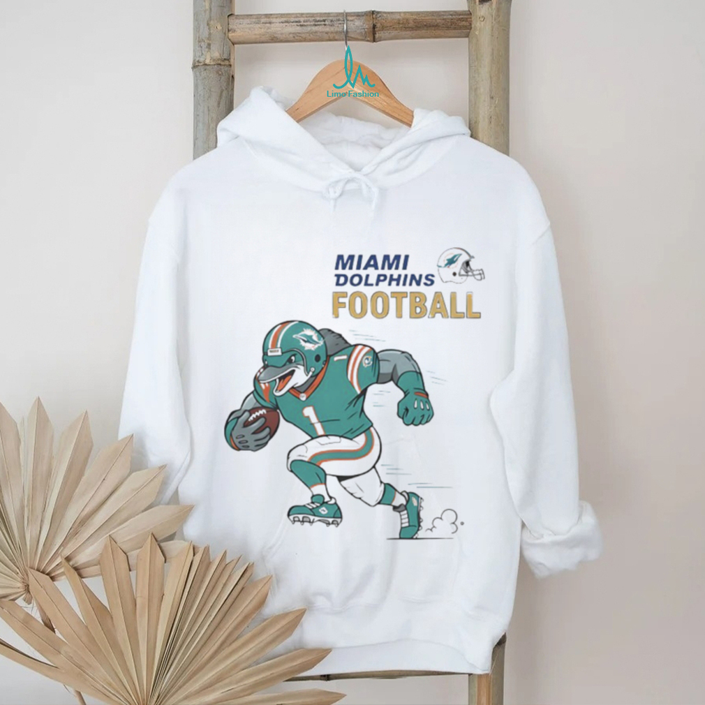 Miami Dolphins Football Aqua Rush mascot shirt Miami Dolphins Football Aqua Rush mascot shirt