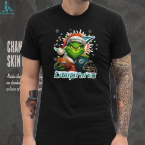 Miami Dolphins The Grinch ugly holiday T Shirt