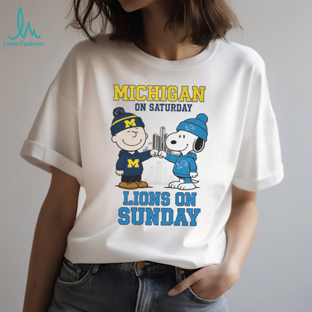 Michigan On Saturday Lions On Sunday shirt Michigan On Saturday Lions On Sunday shirt