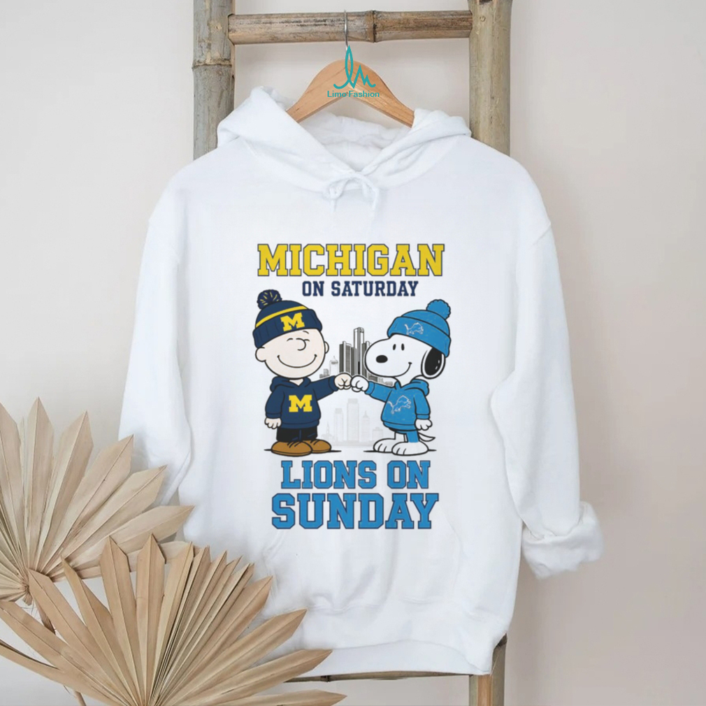 Michigan On Saturday Lions On Sunday shirt Michigan On Saturday Lions On Sunday shirt