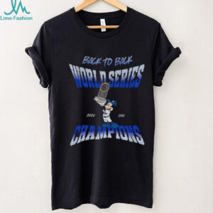Mickey hosting Trophy Los Angeles Dodgers Back to Back World Series Champions 2024 2025 shirt