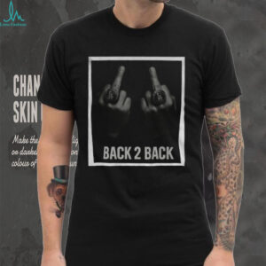 Middle finger Rings Champs Back 2 Back Los Angeles Dodgers 2025 World Series Champions shirt