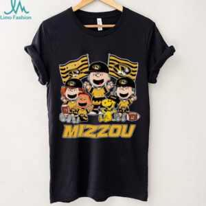 Missouri Tigers Shop Snoopy Charlie Brown And Friends Tigers Flags T Shirt