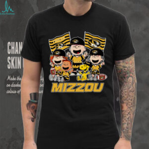 Missouri Tigers Shop Snoopy Charlie Brown And Friends Tigers Flags T Shirt