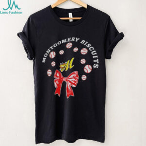 Montgomery Biscuits Baseball logo Merry Christmas shirt