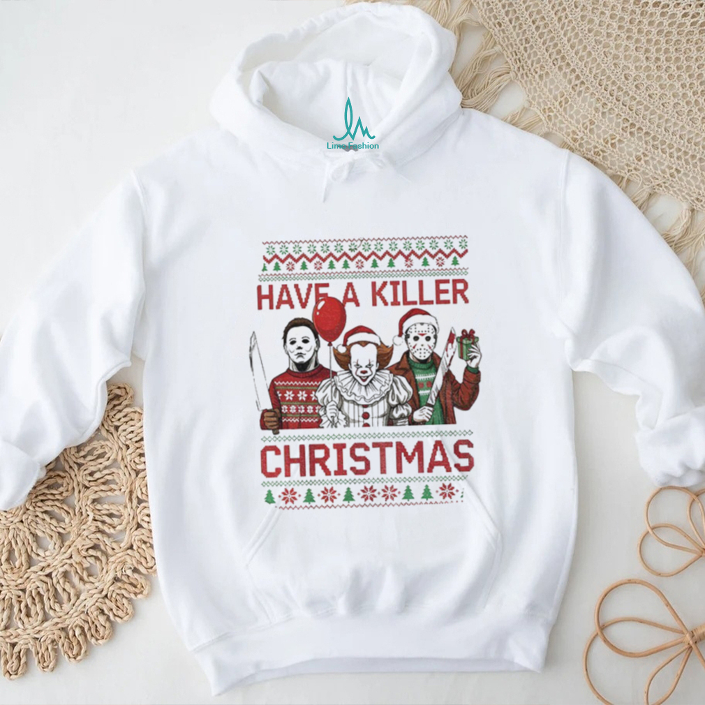 Movie Characters have a killer Christmas ugly shirt Movie Characters have a killer Christmas ugly shirt