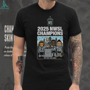 NJ NY Gotham FC x BAPE 2025 NWSL Championship Victory New York New Jersey shirt