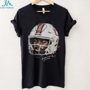Nathaniel Joseph helmet face Miami Hurricanes NFL Football 2025 signature shirt