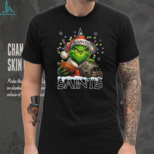 New Orleans Saints Grinch Stolen Christmas 2024 Grinchmas ugly Christmas t shirt