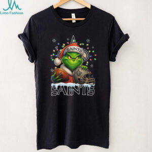 New Orleans Saints Grinch Stolen Christmas 2024 Grinchmas ugly Christmas t shirt