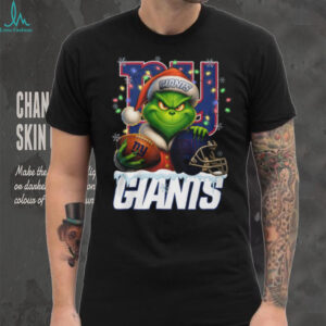 New York Giants themed Christmas T shirt