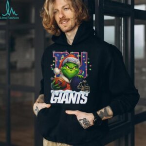 New York Giants themed Christmas T shirt