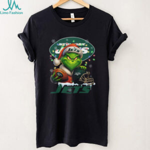 New York Jets The Grinch ugly holiday T Shirt