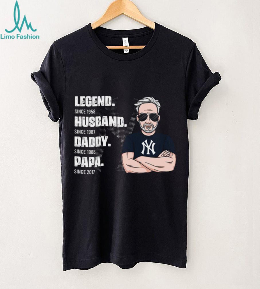 New York Yankees The Legend Grandpa Old Man Personalized T Shirt New York Yankees The Legend Grandpa Old Man Personalized T Shirt
