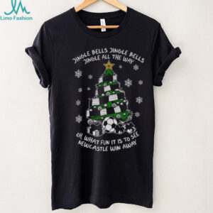 Newcastle Christmas tree jingle bells jingle all the way shirt