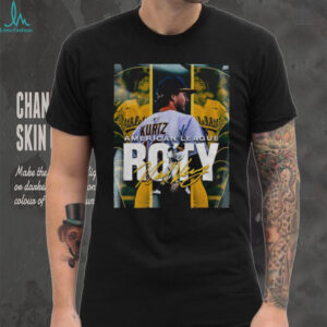 Nick Kurtz Oakland Athletics is the American League Rookie of the Year poster signature shirt