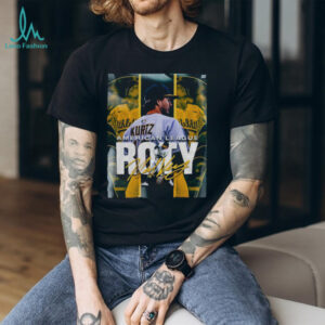 Nick Kurtz Oakland Athletics is the American League Rookie of the Year poster signature shirt