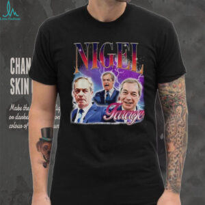 Nigel Farage storm graphic shirt