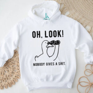 No one cares about the duck oh look nobody gives a shit shirt