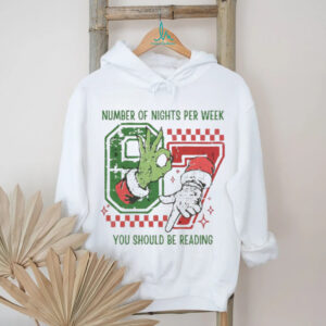 Number Of Nights Per Week You Should Be Reading 6 7 T Shirt