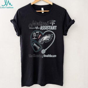 Nurse's Heart Philadelphia Eagles T Shirt