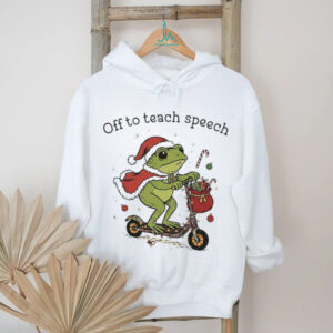 Off To Teach Speech Green Fog T Shirt