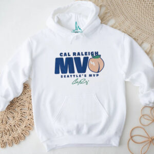 Official Cal Raleigh Seattle Mariners MLB Baseball MVP peach signature shirt