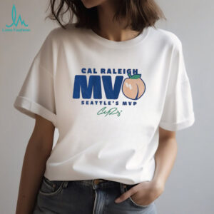 Official Cal Raleigh Seattle Mariners MLB Baseball MVP peach signature shirt