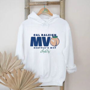 Official Cal Raleigh Seattle Mariners MLB Baseball MVP peach signature shirt